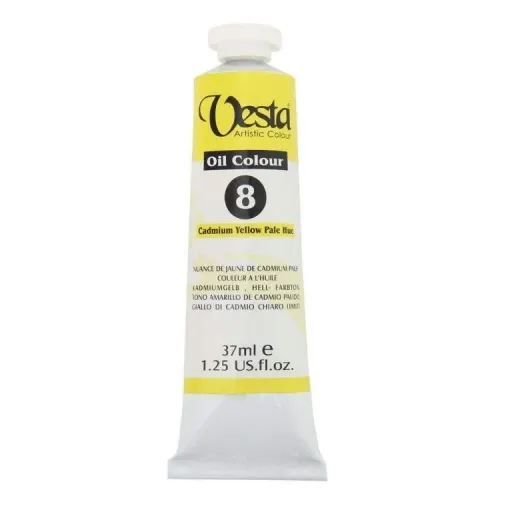 رنگ روغن وستا Cadmium Yellow Pale Hue 8 حجم 37 میل