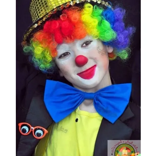 کلاه گیس رنگی دلقک