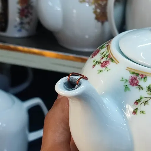 چای صافکن لوله قوری توری