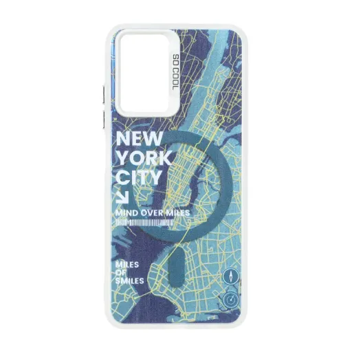 قاب مگ سیف SO COOL طرح New York شیائومی مدل Xiaomi Redmi Note 10 4G / Redmi Note 10S / Poco M5S