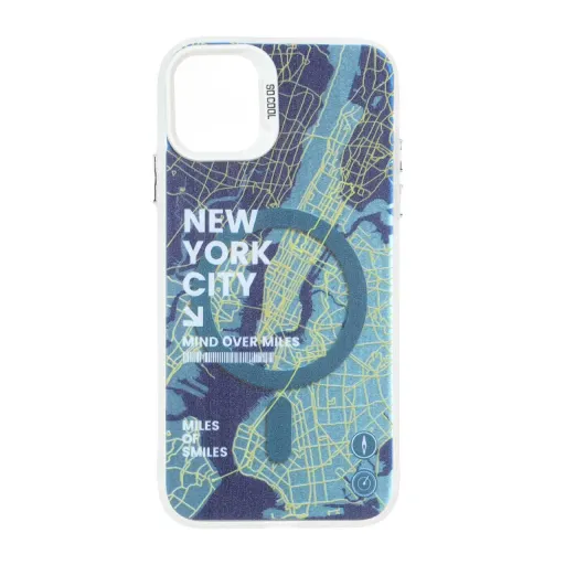 قاب مگ سیف SO COOL طرح New York مدل Apple iPhone 11 Pro