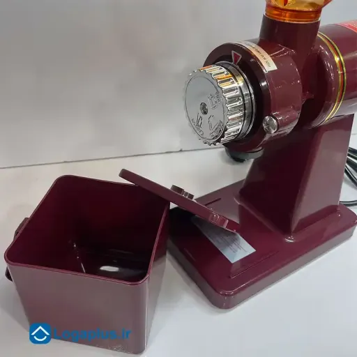 آسیاب قهوه برقی آسگارد مدل N600؛ تنظیمات 8 درجهای سایش (پسکرایه) رنگ قرمز