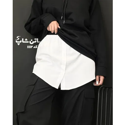 دامنک حجاب کد: 1112 | برند ساتن شاپ | رنگ سفید | قد 40 | جنس تترون | سایز سایز 1 | سایز 1 38 - 42 | سایز 2 44 -50 | سایز بندی 38-50