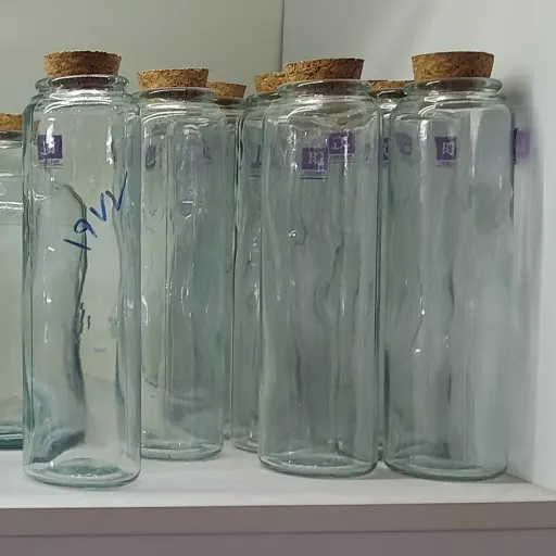 شیشه با درب چوب پنبه پیشگامان 