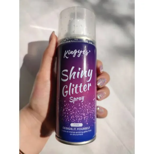 اسپری گلیتر مخصوص مو و بدن (Pink)