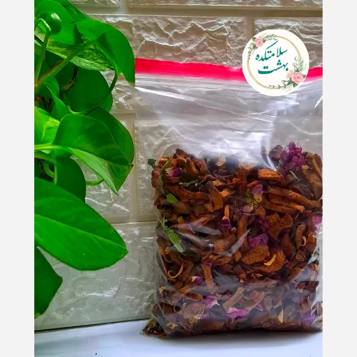 چای میوه ای(به و سیب) 500 گرمی