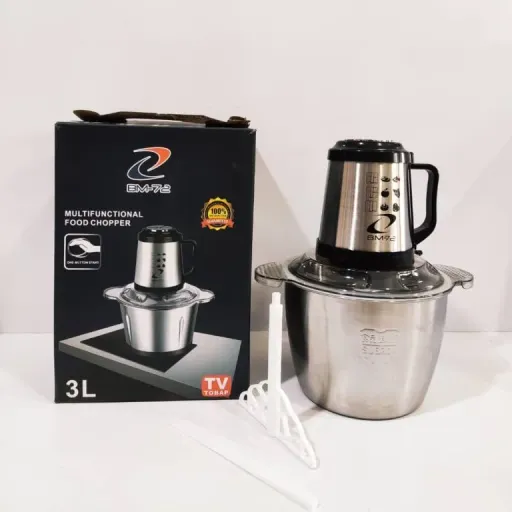 خردکن برقی 5 لیتر کاسه استیل مدل BM72 سه کاره