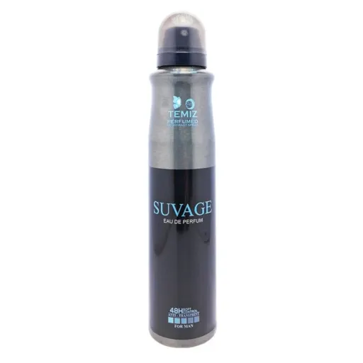 اسپری دئودورانت تمیز پرفیوم مدل Suvage حجم 200 میلی لیتر
