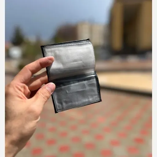ست کادویی مردانه کیف و کمربند رنگ مشکی