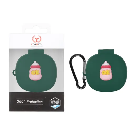 کاور ایرفون سیلیکونی Yoshita عروسک برجسته QCY T13X - طرح 218 (پک دار)