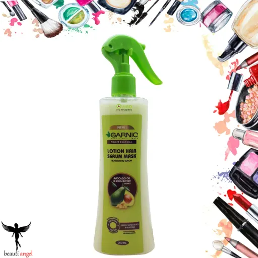 لوسیون مو بدون آبکشی روغن آووکادو و کره شی Garnic ا Garnic Avocado Oil & Shea Butter Extract Lotion Hair