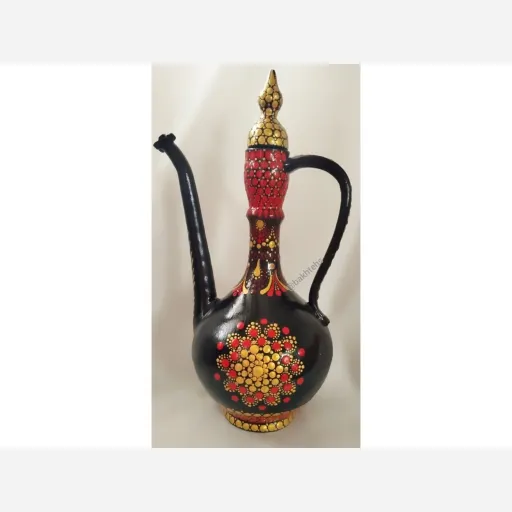 گلاب خوری سفالی نقطه کوبی شده (پس کرایه)