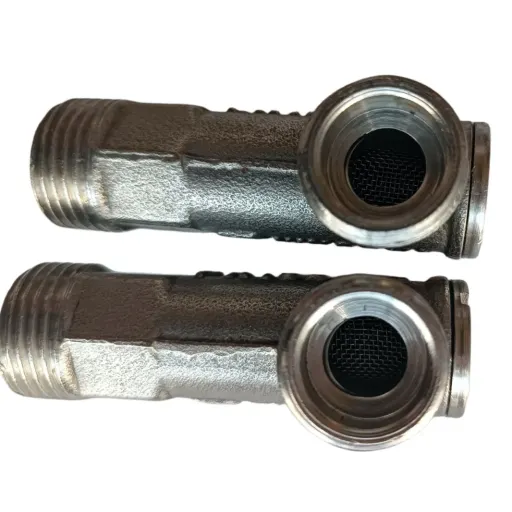 شیر پیسوار فیلتر دار استاندارد سایز2در2 برنجی دسته فلزی باگارانتی( پک 2عددی)