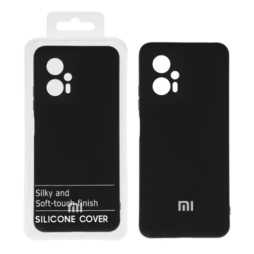 قاب سیلیکونی محافظ لنزدار RFF شیائومی مدل Xiaomi Poco X4 GT / Redmi Note 11T Pro 5G / Redmi Note 11T Pro Plus رنگ مشکی