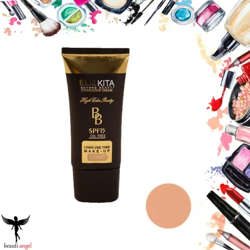 کرم پودر تیوپی الیزکیتا Elizkita BB دارای ضد آفتاب و فاقد چربی 102
