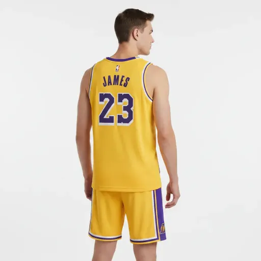ست بسکتبالی تایلندی LAKERS کد 1226 سایز 2xl