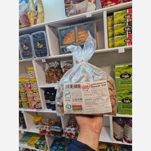 کورن فلکس یا غلات صبحانه بالشتی وزن 1000 گرم