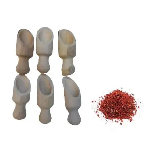 پیمانه چوبی سرتاس Wood Art بسته 6 عددی کوچک