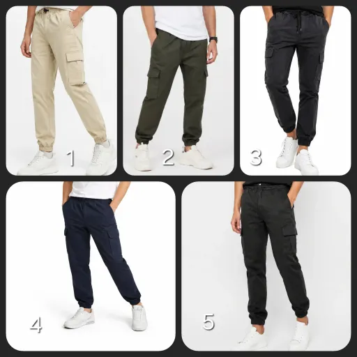 شلوار اسلش مردانه کتان شش جیب دمپا کش کمر کشی سایز و کد 2XL کد1