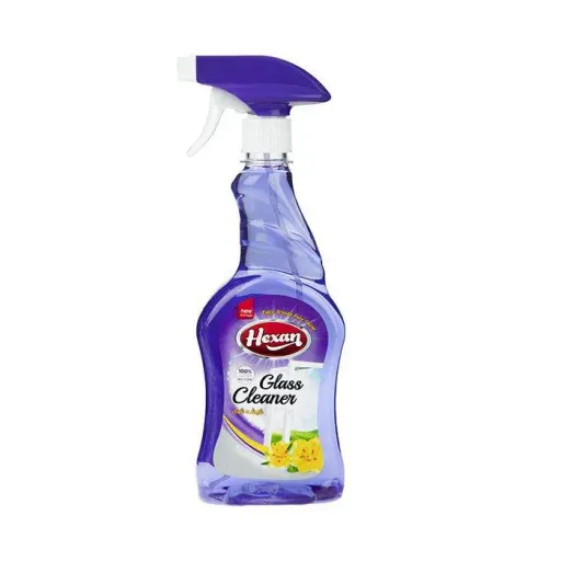 اسپری شیشه پاک کن هگزان مدل Purple حجم 500 میلی لیتر مجموعه 2 عددی