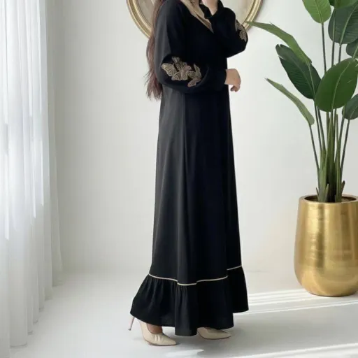 عبای مشکی چین دار خرید خرید اقساط