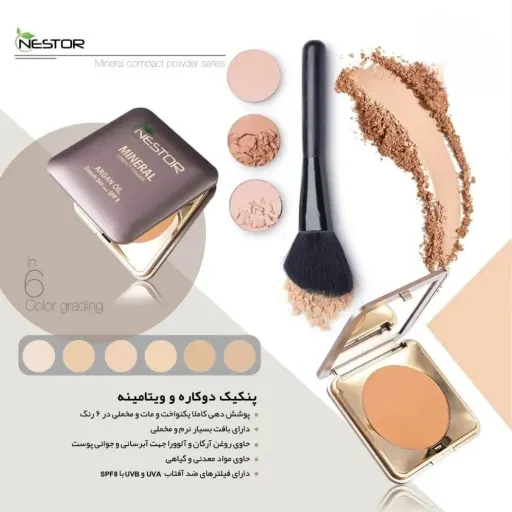 پنکک دوکاره مینرال برند نستور شماره 202