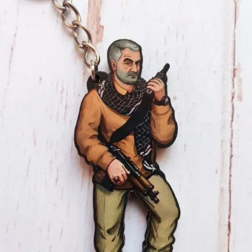 جاکلیدی چوبی دوطرفه عموقاسم