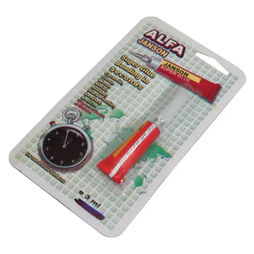 چسب ورقی آلفا قطره ای جانسون 1238 مدل AG 502 در مداد قرمز