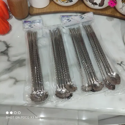 نی شربت استیل  مارک یونیک عالیییی 