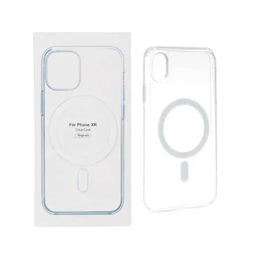 قاب مگ سیف شفاف با قابلیت شارژ MagSafe آیفون مدل Apple iPhone XR