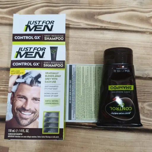 شامپو رفع سفیدی مو جاست فورمن مدل کنترل جی ایکس 118 میل Just For Men Control GX
با ضمانت اصالت