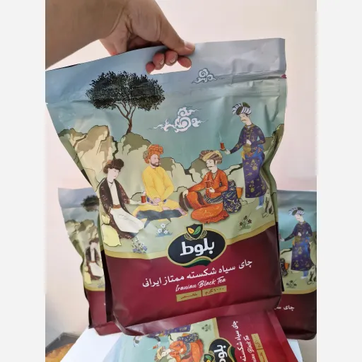 چای سیاه شکسته ایرانی بلوط یک کیلویی