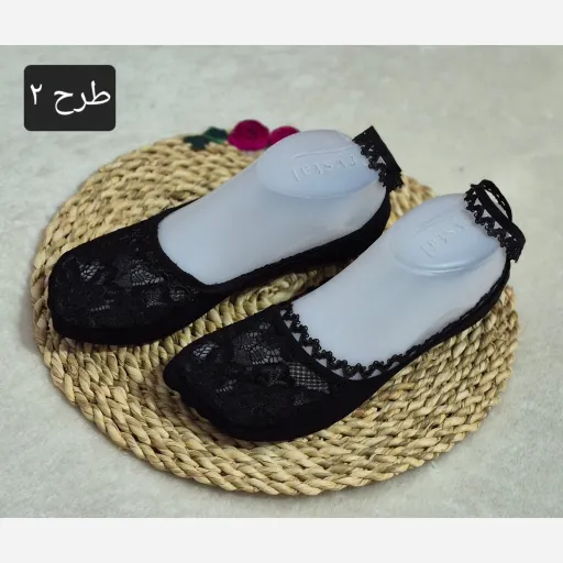 جوراب زنانه گیپور بند دار  طرح طرح 1