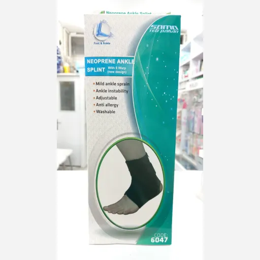 قوزک بند آتل دار نئوپرن سماطب کد6047 سایز XL