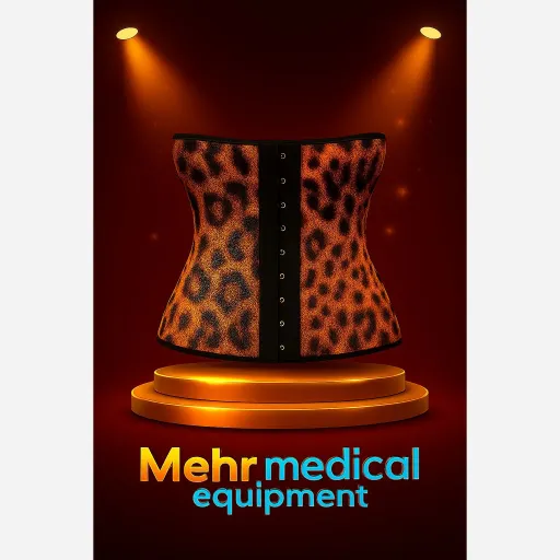 گن ساعت شنی SCULPTING CLOTHES مدل Leopard،لاتکس طبیعی،فرم دهنده کمر و شکم،فنردار،قابل تنظیم سایز XXXL