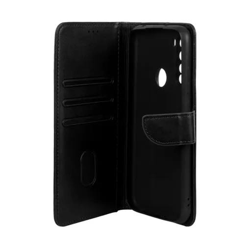 کیف چرمی موبایل مگنتی محافظ لنزدار Xiaomi Redmi Note 8 رنگ سرمه ای