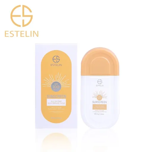 کرم ضدآفتاب رنگی استلین SPF100 وزن 100 گرم