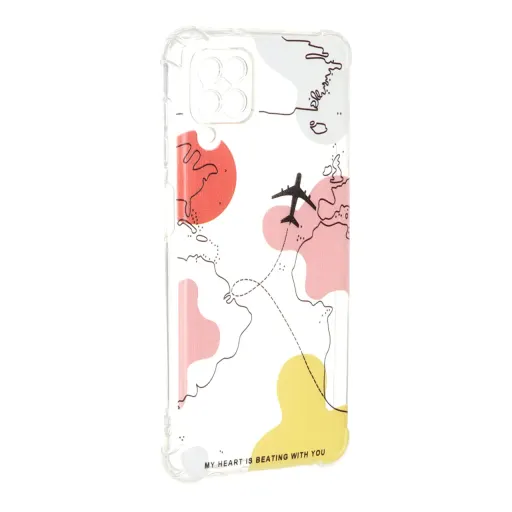 قاب ژله ای شفاف محافظ لنزدار Air Line مدل Samsung Galaxy A12 / M12 / F12