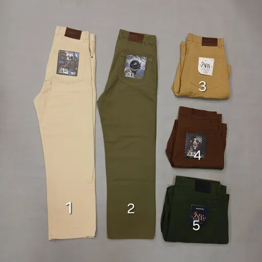 شلوار کتان نیم بگ لنین مردانه سایز 42 تا 56 رنگ و سایز 42 کد 5