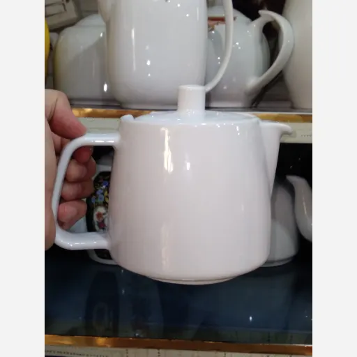 قوری چینی ساده برند نسترن