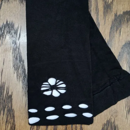 جوراب سه ربع طرح دار زنانه