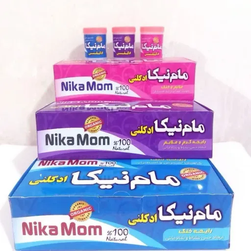 مام پودری ادکلنی نیکا در سه طبع خنک ، ملایم ، گرم