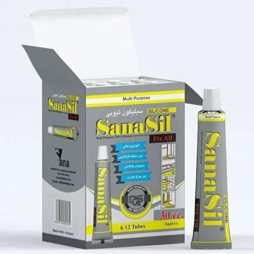 چسب آکواریوم پمادی ساناسیل sanasil شفاف