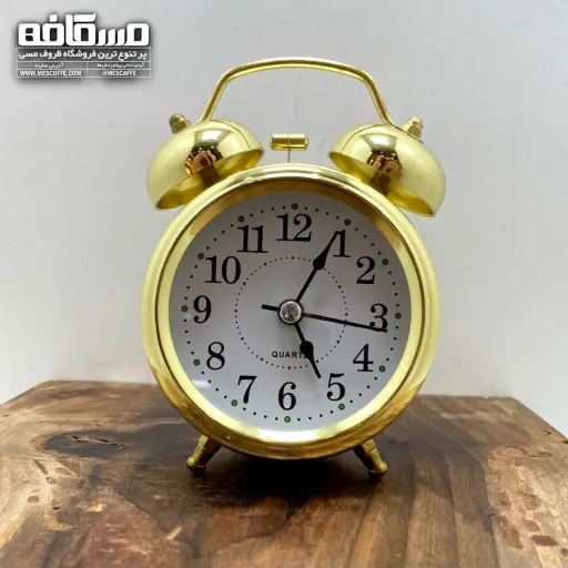 ساعت طلایی زنگدار کوچک (کد 397)