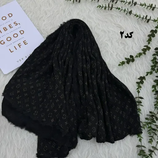 شال پاییزه پوم دار وارداتی کد 968 بدون آبرفت و رنگ رفت گزینه ها کد-2