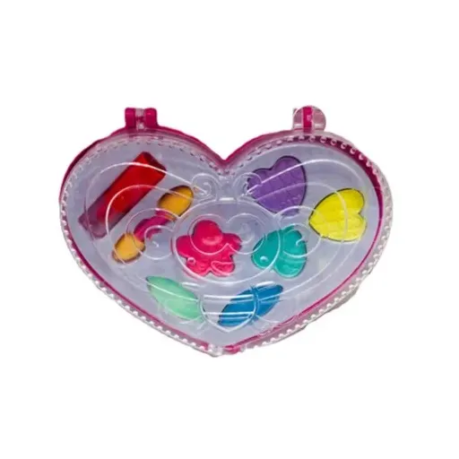 ست آرایشی کوچک طرح قلبی FX770-6  Fenxing Toys