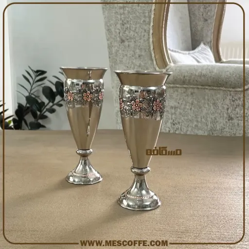 گلدان مسی الماستراش(مدل گلبرگ/کد1998)