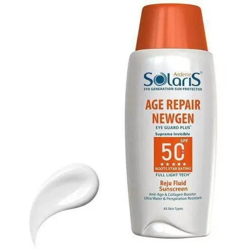 کرم ضدآفتاب ضد چروک بی رنگ SPF50 آردن سولاریس