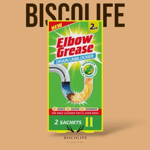 پودر بازکننده فاضلاب و لوله Elbow Grease انگلیس بسته 2 عددی