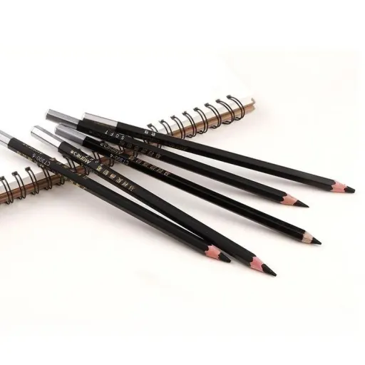 مداد طراحی زغالی سوپر سافت(S) SOFT کد C7300-8 برند ماریس